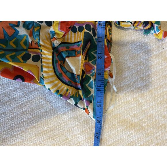 PAPER HEART Anthropologie Vacation Resort Tropical Print Maxi Dress S - Picture 7 of 7